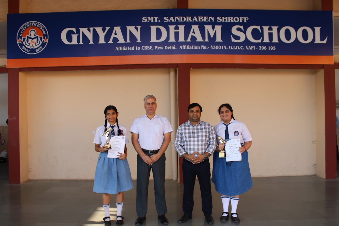 Trophy and Certificate For Interschool english Debate competition-(14-10-25)